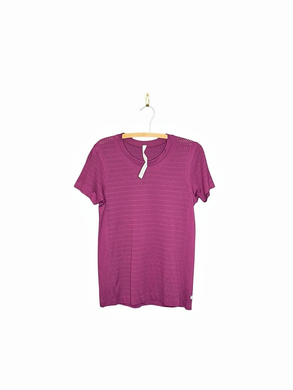 lululemon All The Right Places Tee Short Sleeve Tee in Purple Size 6 Like New